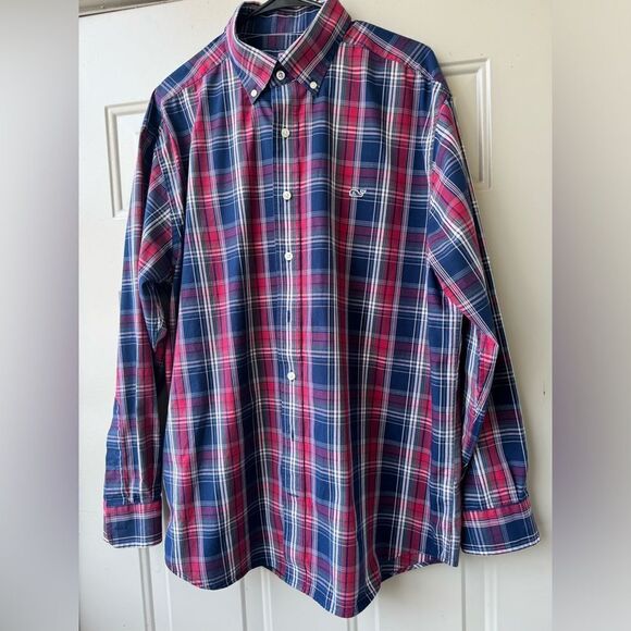Vineyard Vines MEN'S LONG SLEEVE CHECKED SHIRT SIZE XL - Picture 11 of 12